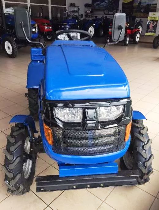 Мототрактор DW 160 LXL с плугом и фрезой, трактор ДВ160, минитрактор.
