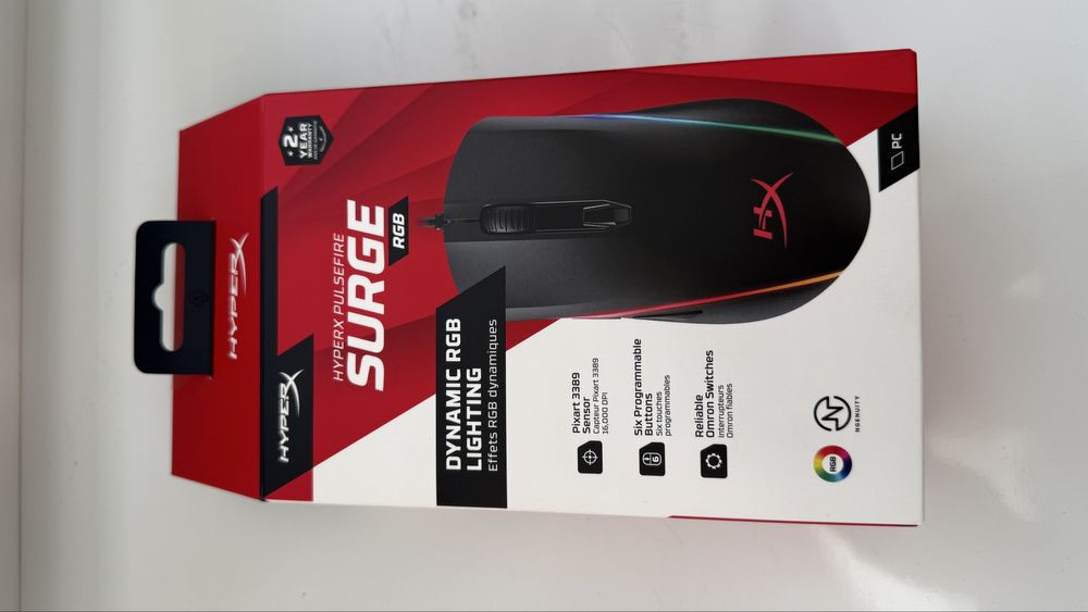 Мишка HyperX pulsefire surge RGB