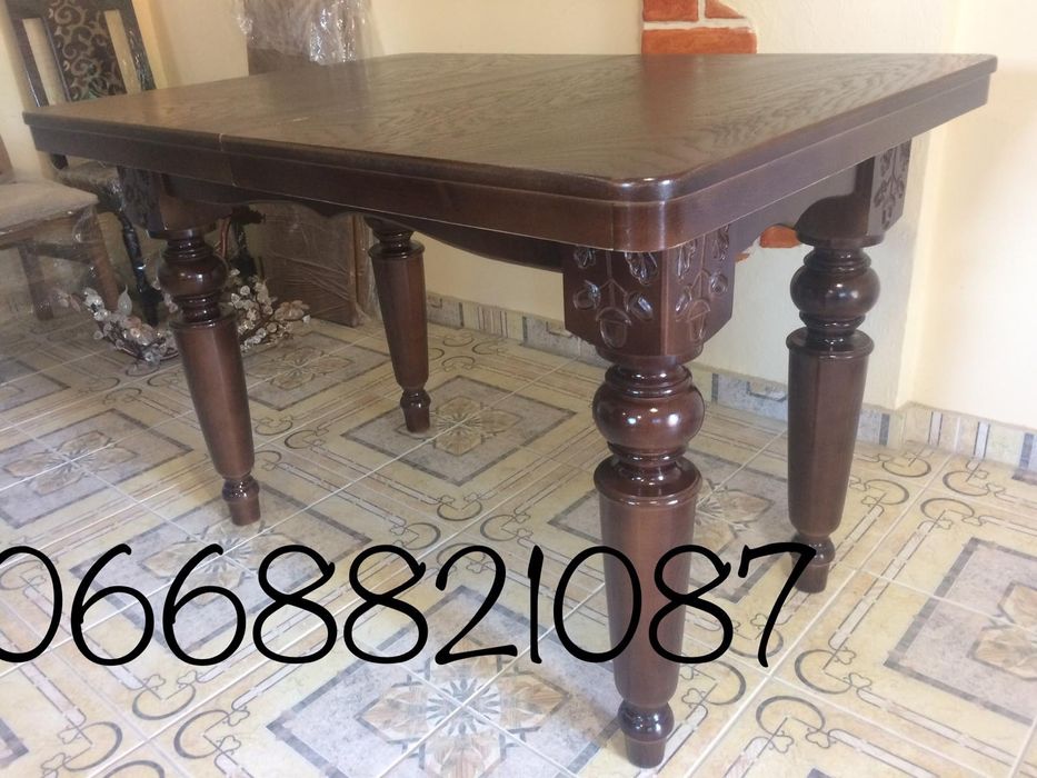 Стіл Стол Столы "Жолудь" розкладний з натурального дерева