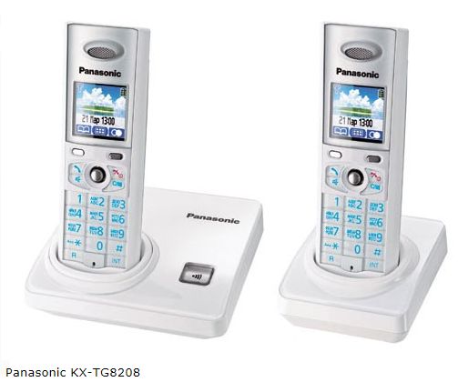 Цифровой беспроводной радиотелефон Panasonic KX-TG8208