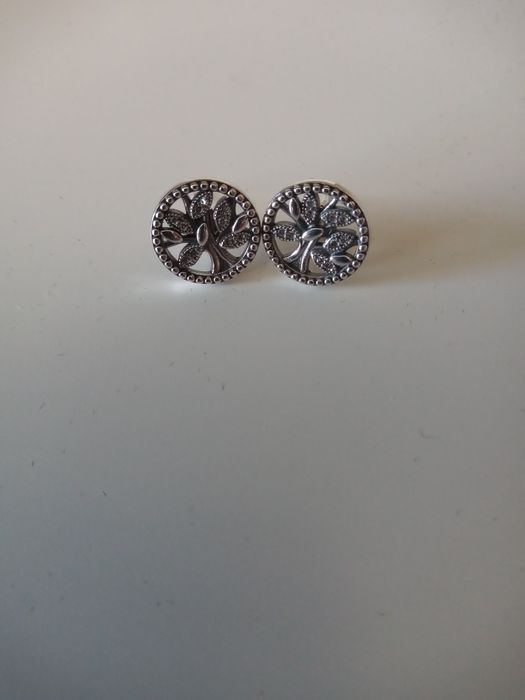 Kolczyki drzewko szczęścia, nowe.