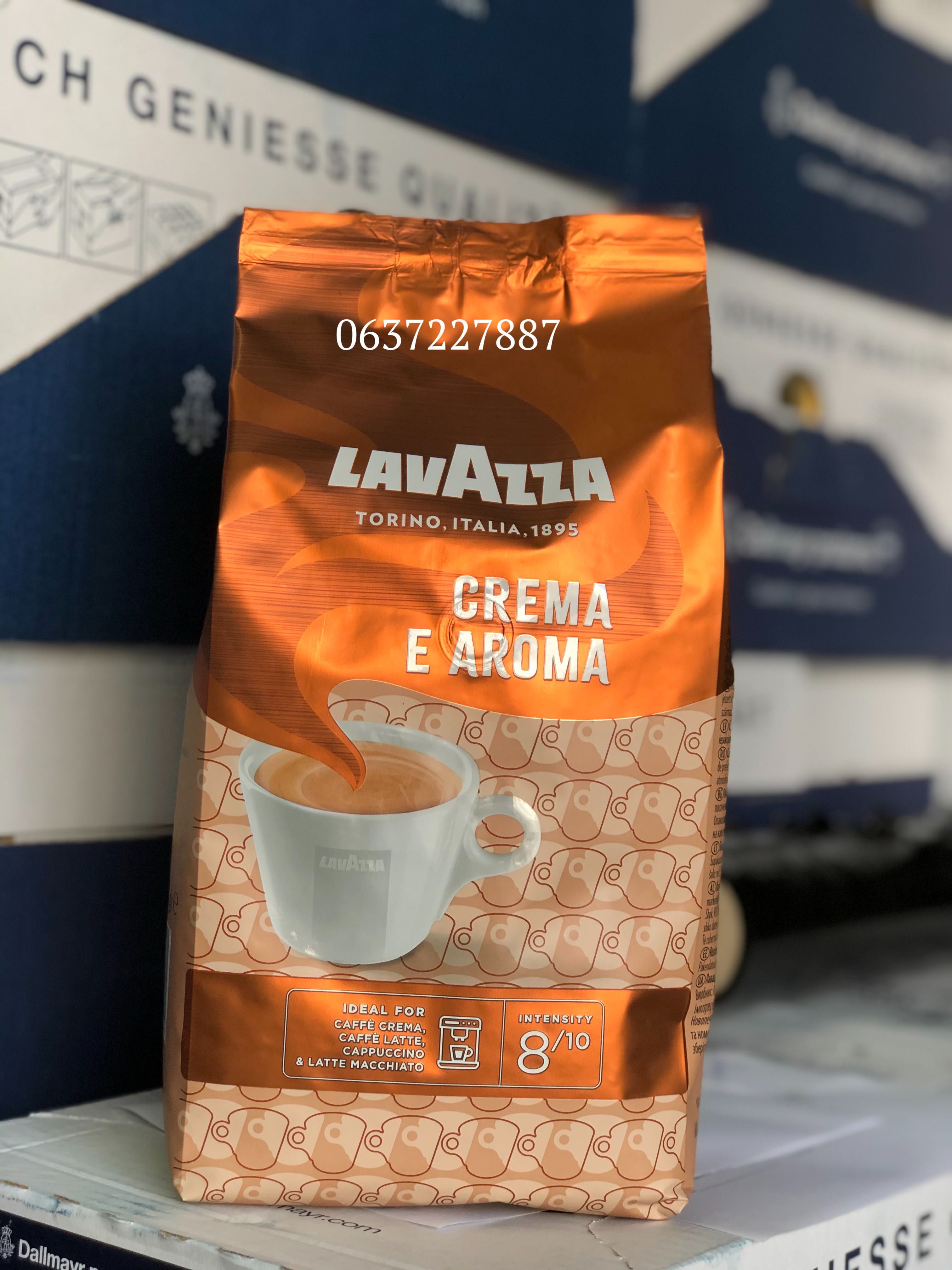 Оригинал Кофе Lavazza Crema e Aroma коричневая Лавацца Italy