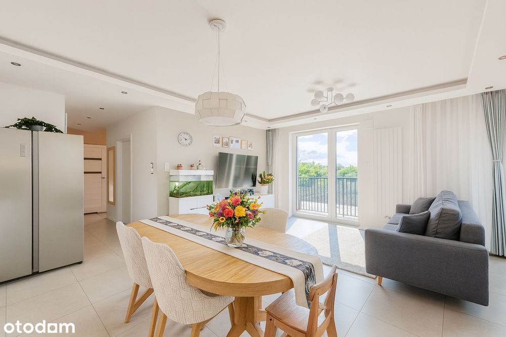 Przestronny apartament 85,59 m² . DWA TARASY. Elegancko wykończone
