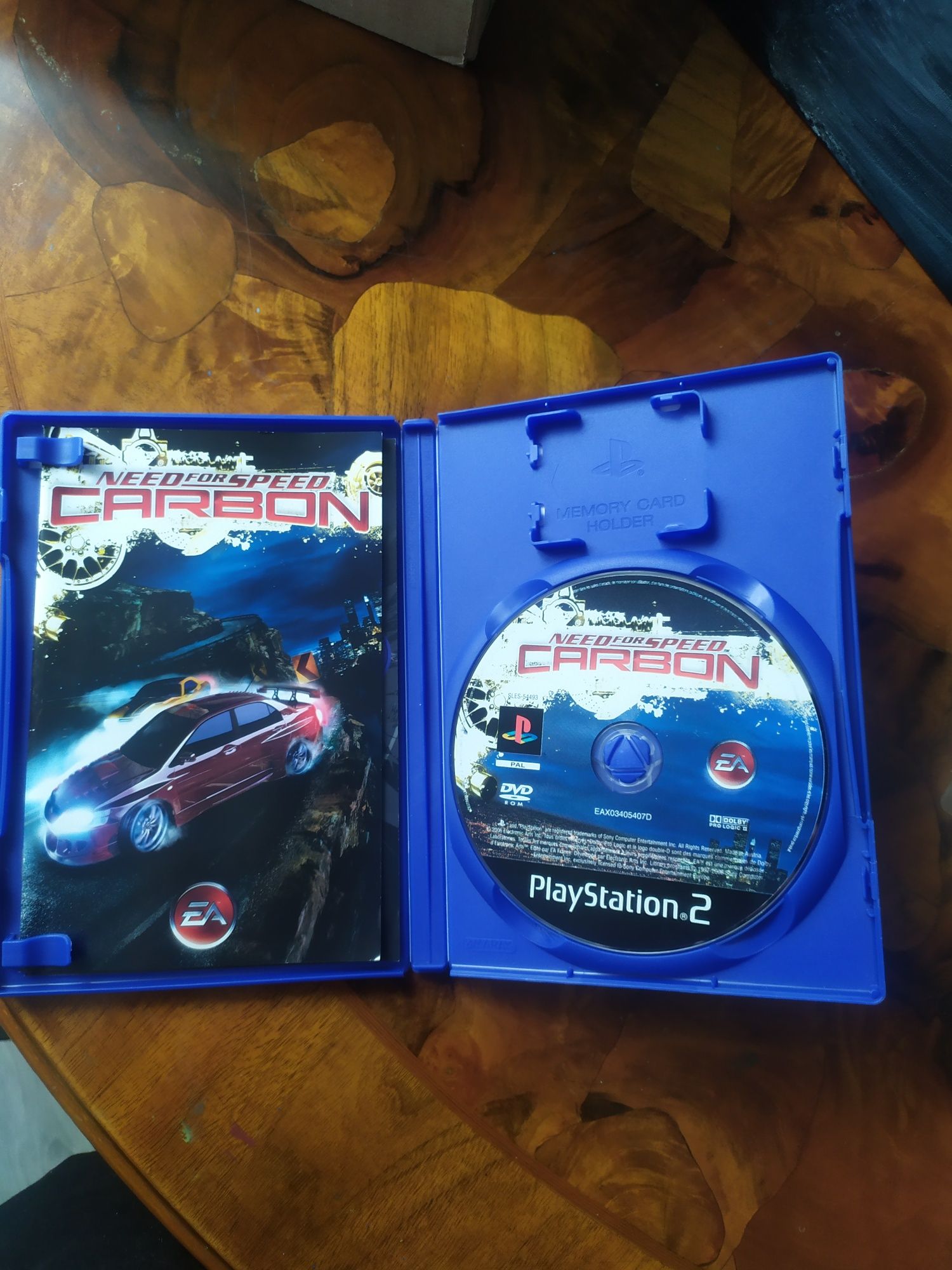 Диск гра   Need for speed carbon до ps2