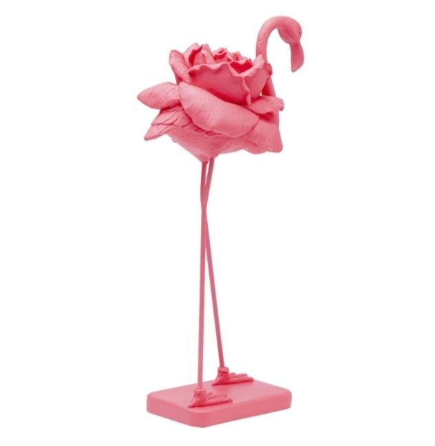 Peça Decorativa Rara -  Flamingo Rosa