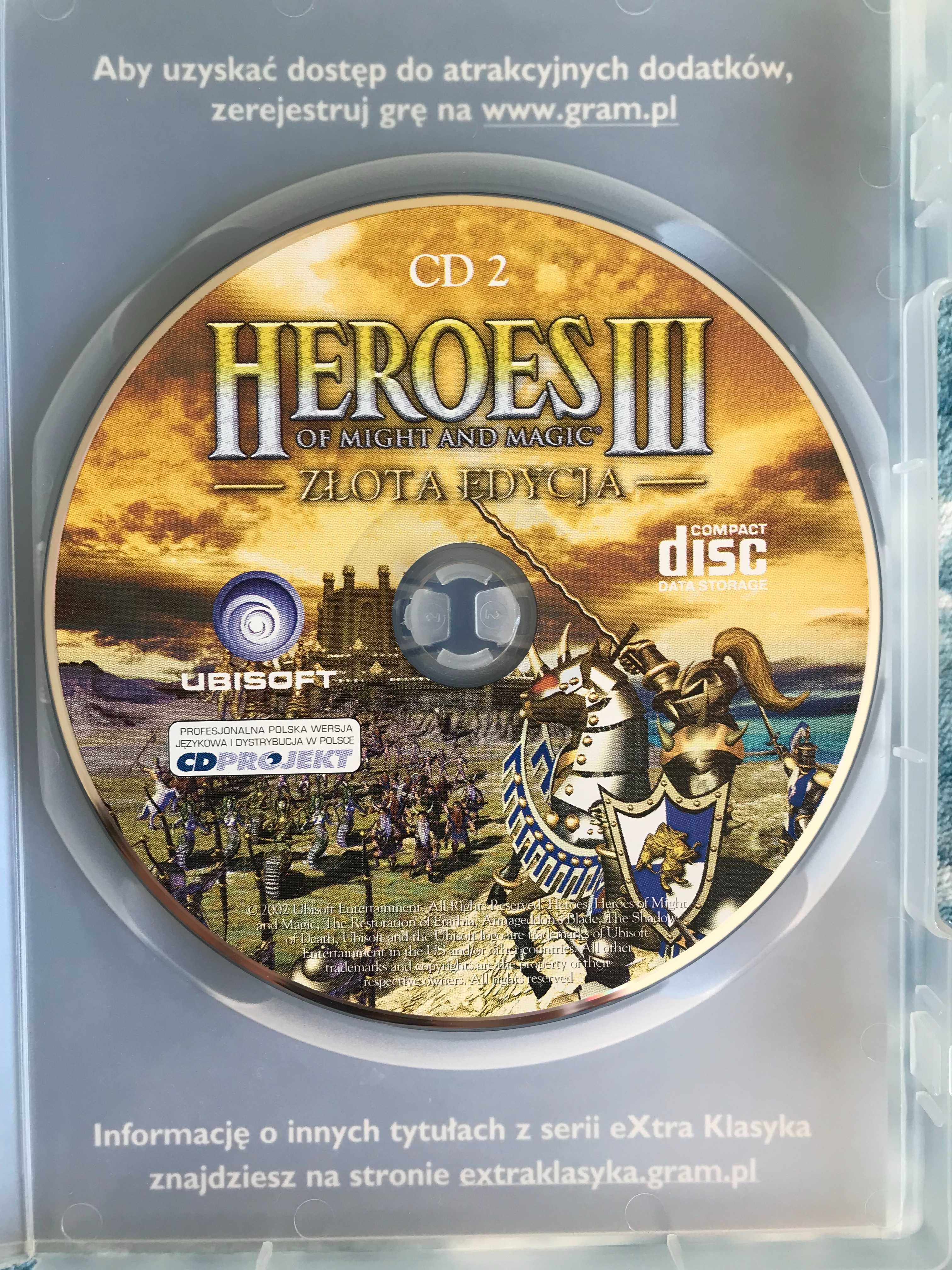 Saga Heroes of Might & Magic I-III 4xCD Ubisoft 2002, 2006