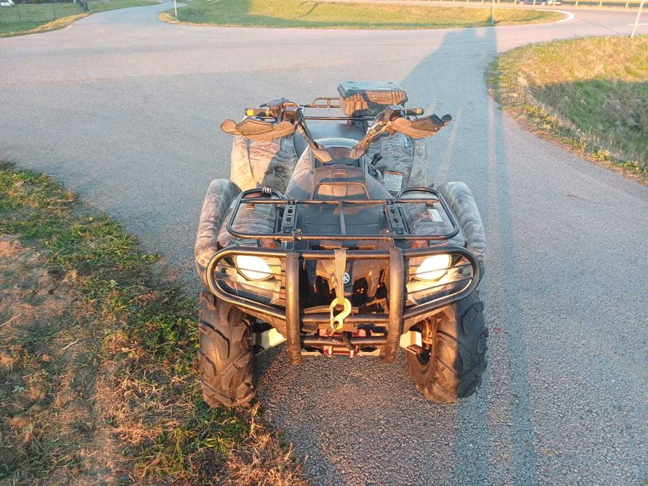 Yamaha Grizzly 700 zarejestrowany traktor 4x4 pług