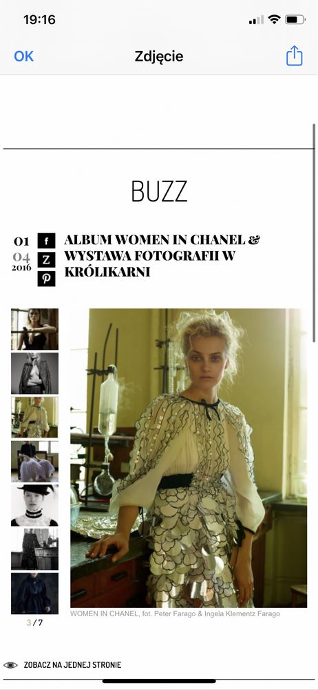 Plakat woman in chanel the odder side