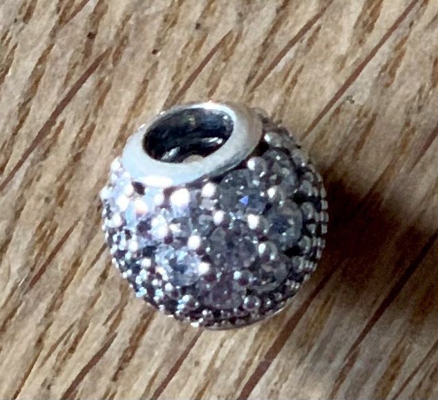 Pandora - nowy oryginalny charms Niebieski Czar Pave. Gwiazdka