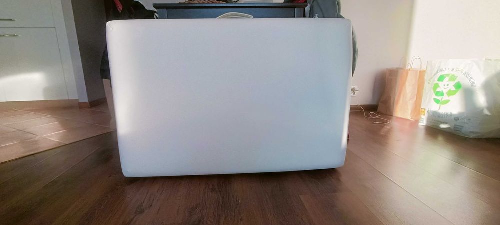 Lekki Stół do masażu aluminiowy kolor biały