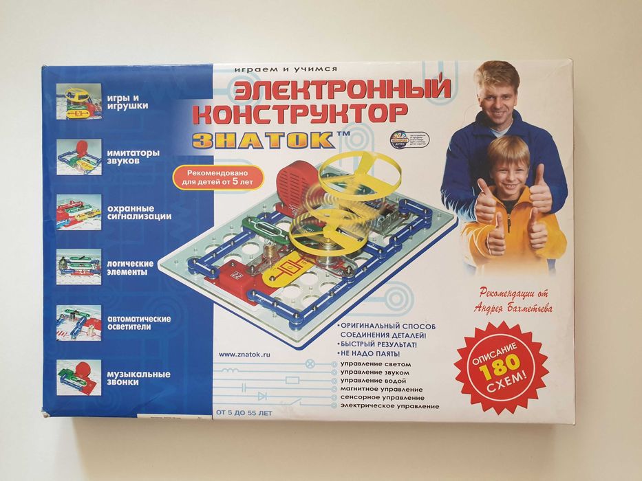 Електронний конструктор Знаток 180 схем