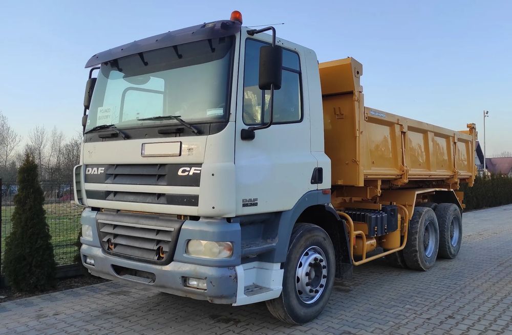 DAF CF 85.340  DAF CF 6x4 wywrotka hydroburta specjalny-brak opłat, niskie OC