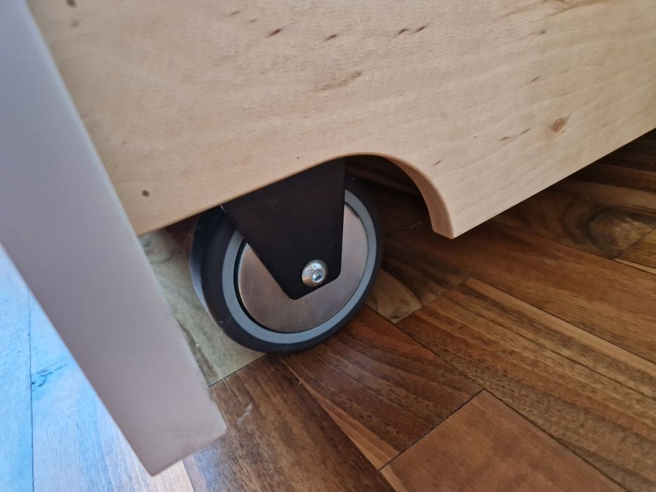 Łóżko piętrowe dwupoziomowe materac