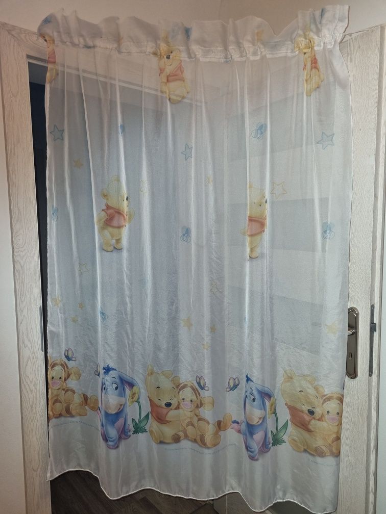 Firanka zasłona dla dziecka Kubuś Puchatek