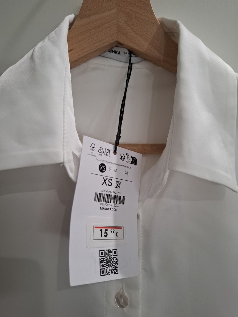 Camisa crop Bershka