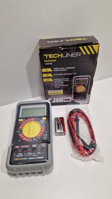 NOWY Techliner multimetr 9V EM8900A Komis Madej Czeladź