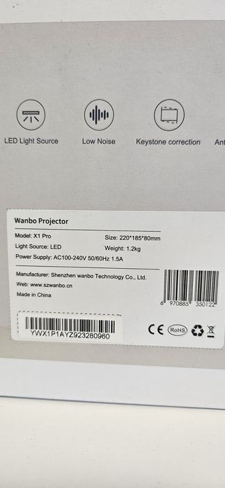 Проектор wanbo x1 pro