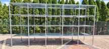 Regały magazynowe z demontażu 80gł x100-130x200-250cm używany metalowy