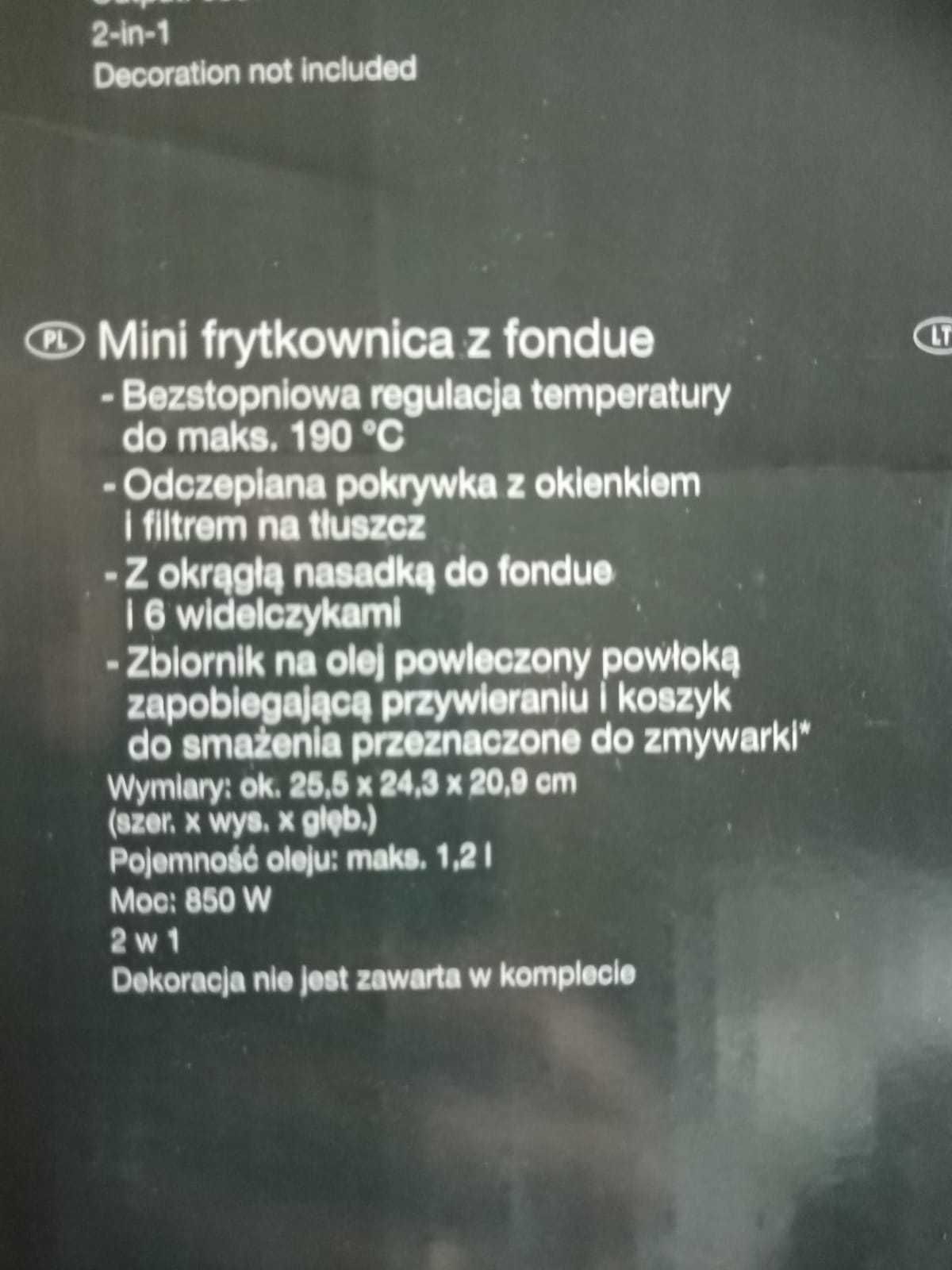 Frytkownica z foundee