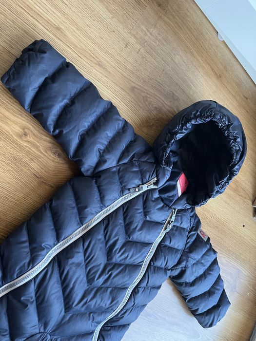 Kombinezon Reima 74 80 zimowy puchowy pierze granatowy dziecięcy