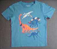 T-shirt C&A z dinozaurami 6 lat