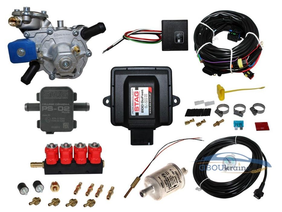 Гбо STAG 4, 4-е поколение Акция Шнур в подарок!