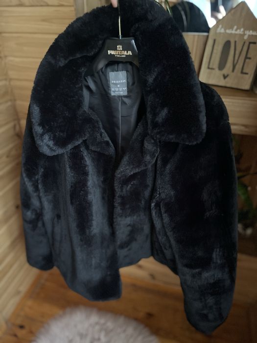 Шубка primark, шуба, екошуба, штучне хутро, плюшева шубка 40-42