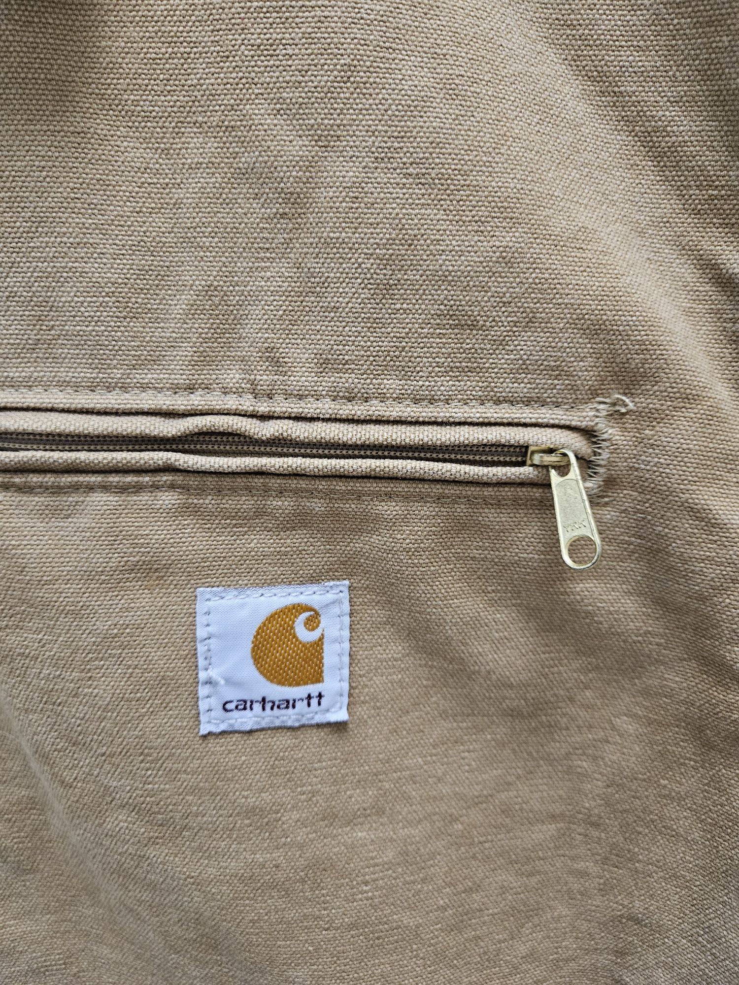 Мужская винтажная оригинальная куртка Carhartt в цвете кеммел L