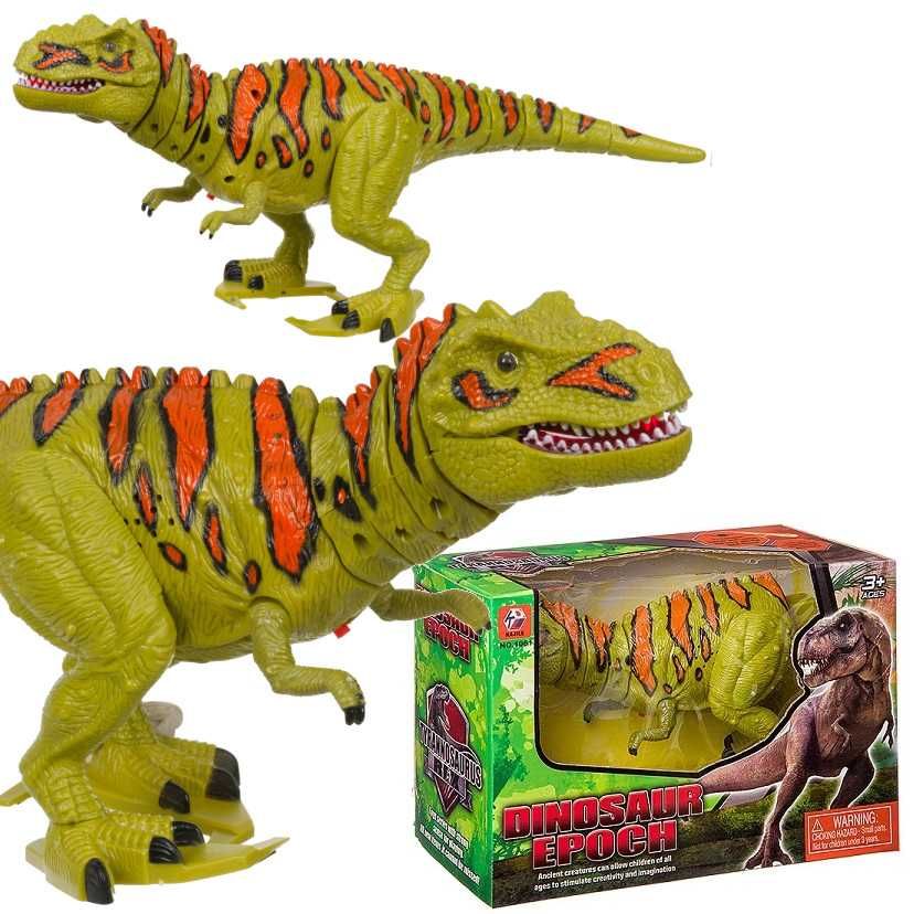 Dinozaur Na Baterie Chodzi Ryczy T-Rex 28cm Robot Tyranozaur