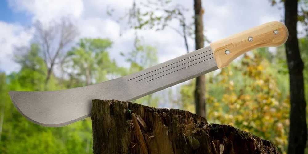 MACZETA HARTOWNIA XL Ogrodowa Karczownik 55cm Nóż Bagnet Wytrzymały