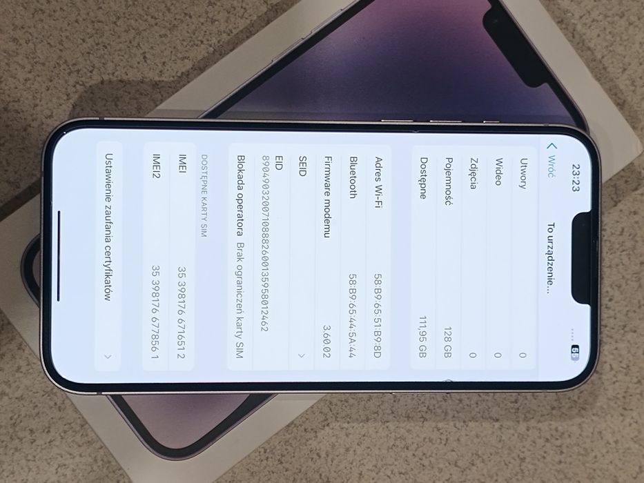 iPhone 14 plus Purple 128GB | Stan bardzo dobry!