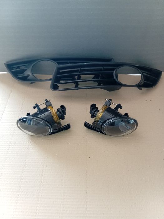 Противотуманкі галогенкі птф vw passat b6 пасат б6 решітка решетки