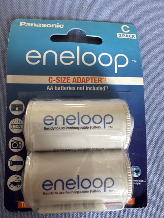 Адаптер АА на С (AA to C). Eneloop