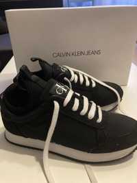 Sneakersy CALVIN KLEIN JEANS, czarne, rozmiar 39