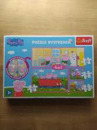 Nowe 4 x Puzzle Peppa Kubuś Puchatek Maja Mickey