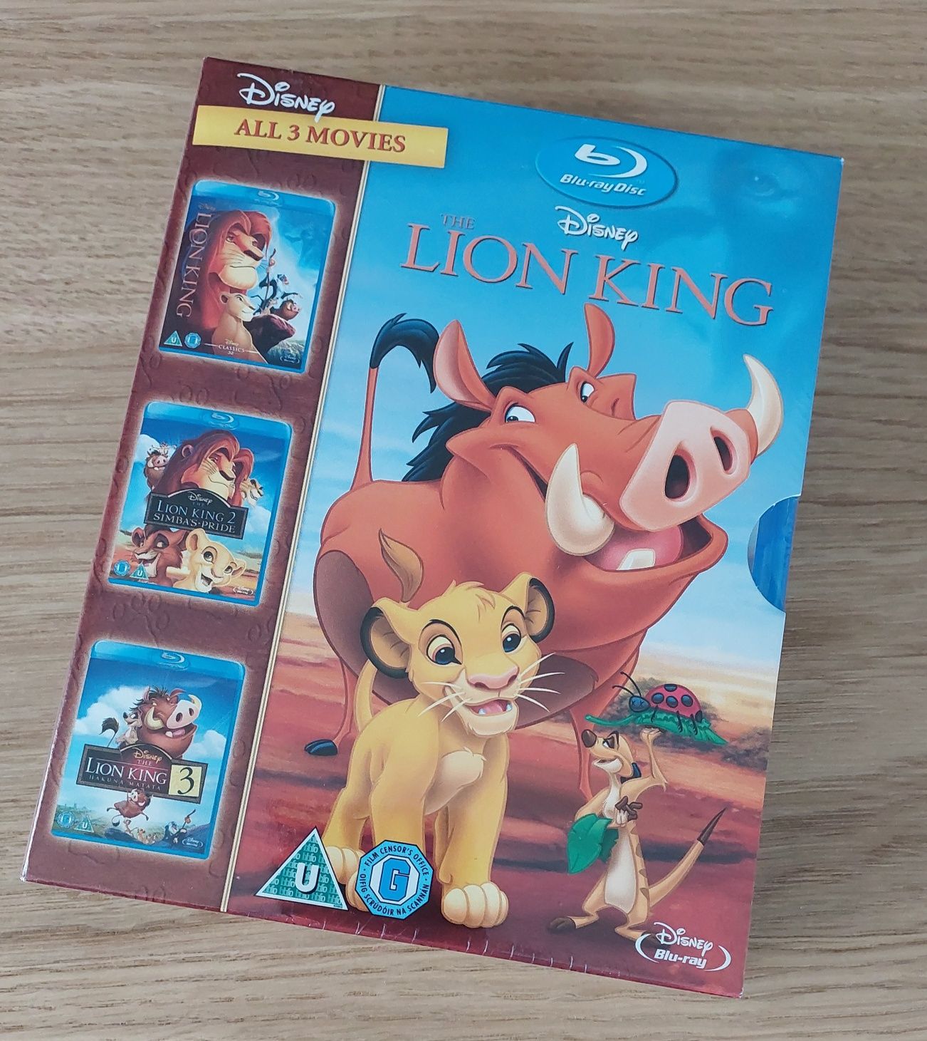 Król Lew 1 2 3 Lion King Disney Blu Ray Angielski Folia Wysyłka 24H