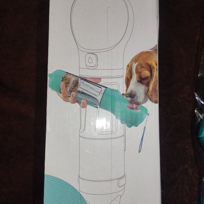 Портативна пляшка для собак поїлка 3 в 1