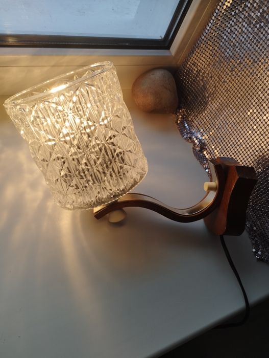 Ссср лампа бра, люстра скляна, вінтаж