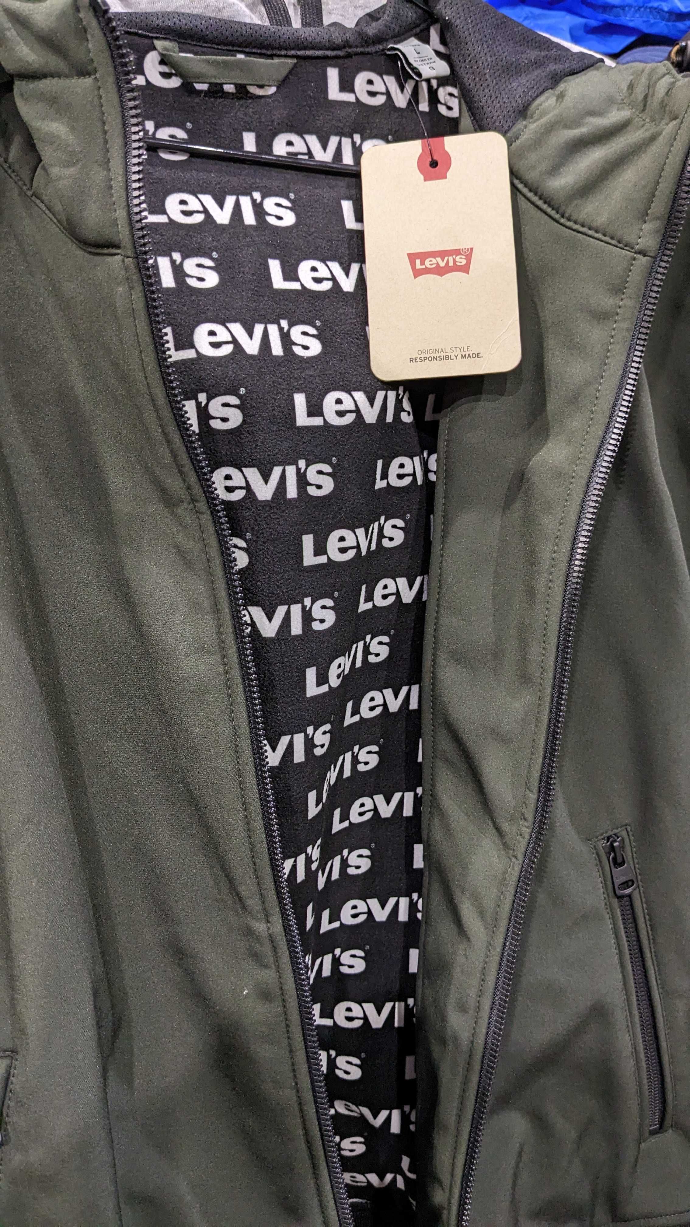 Куртка Levis Levi's Soft Shell Color: Olive Style # 594920173 Оригинал