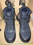 Dr Martens unisex Combs tech 8 tie boots in black leather 2565#6001