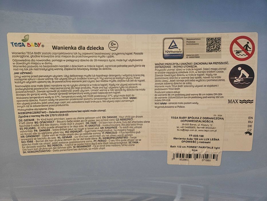 Wanienka ze stelażem , odbior osobisty !!