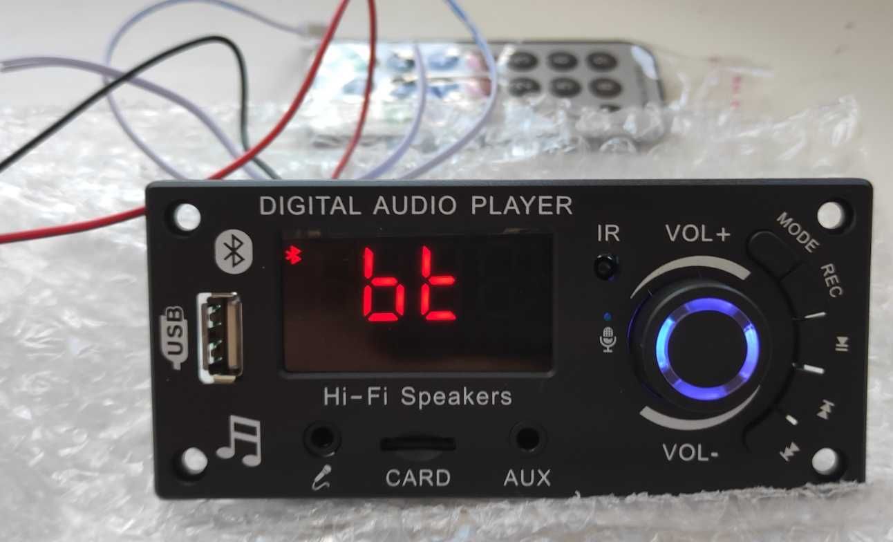 Bluetooth 5,0 FM mp3-плеєр модуль плата підсилювачем 2*40W