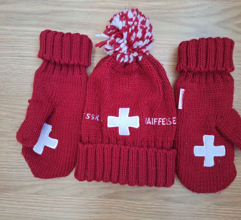 Теплий комплект шапка і рукавиці унісекс для чоловіків жінок