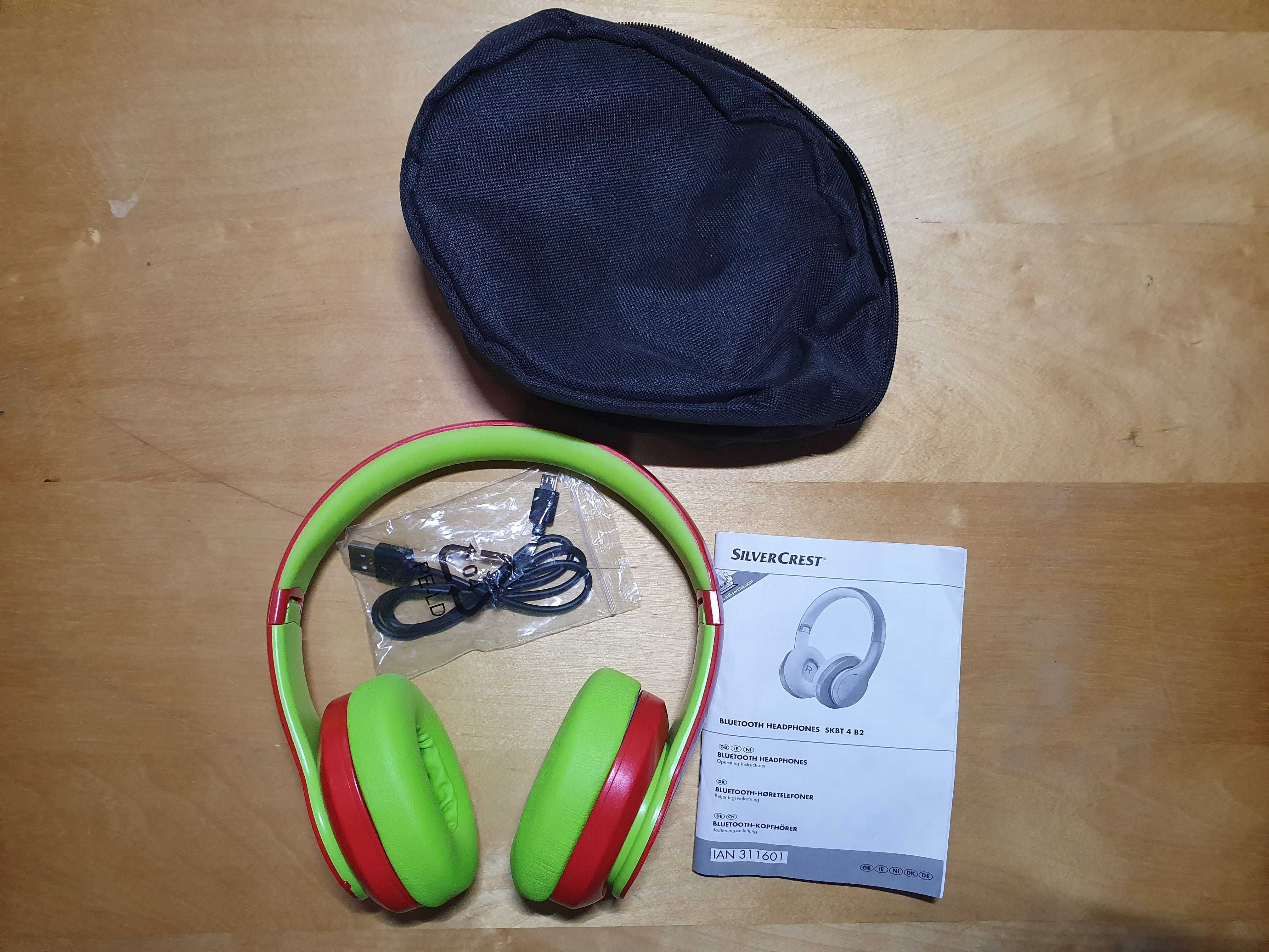 Słuchawki bezprzewodowe nauszne SILVERCREST SKBT 5.0 A1
