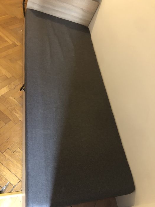 Lozko pojedyncze 200x80 z pojemnikiem i zamkiem