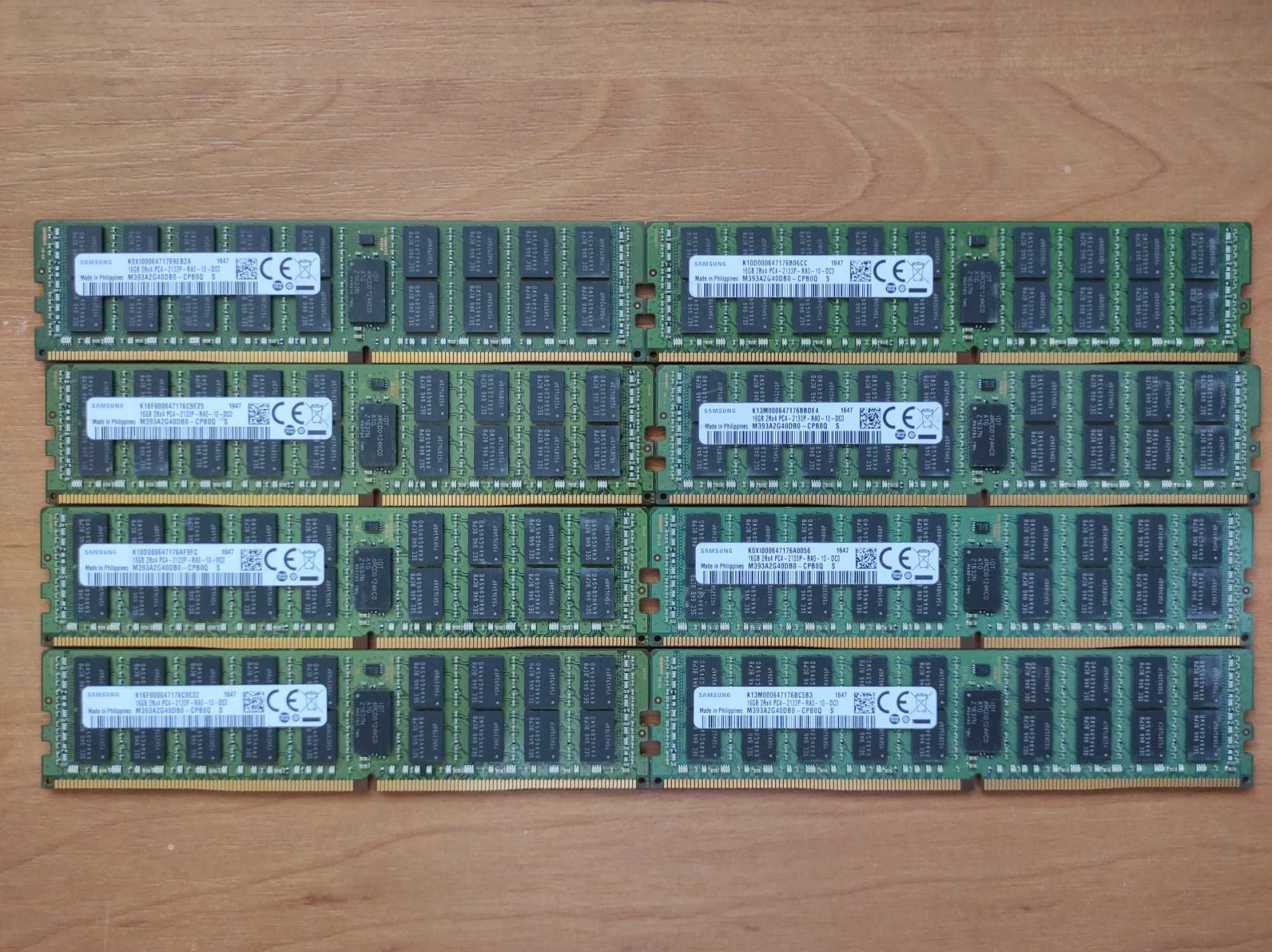 Samsung 16GB ECC DDR4 2133 PC4-17000R Reg серверная