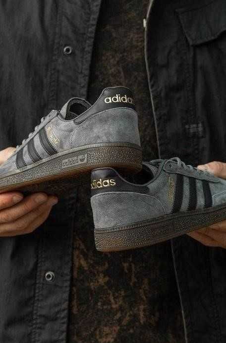 Мужские кроссовки Adidas Spezial Grey Black 40-46 адидас Знижжка!