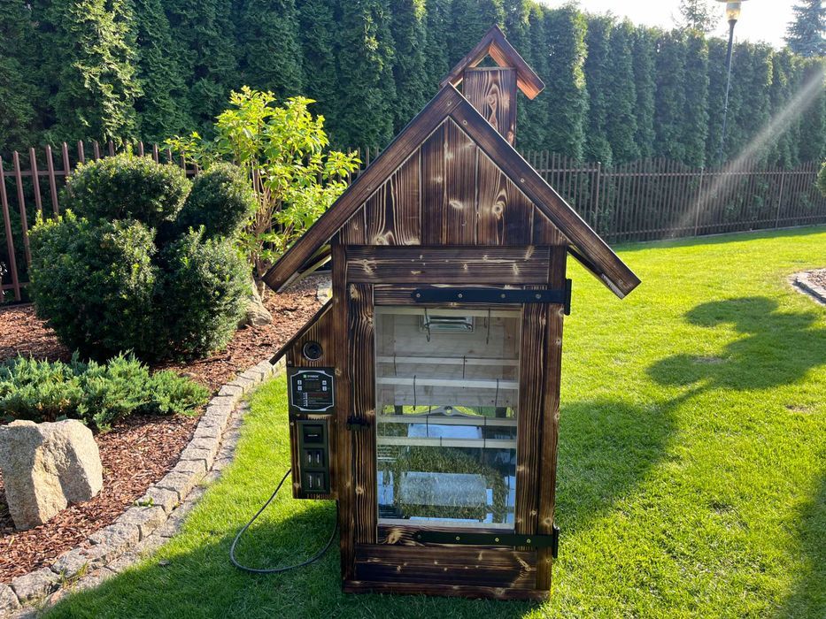 Wędzarnia  Elektryczna Drewniana 250L z Szybą Hartowaną  TOKO