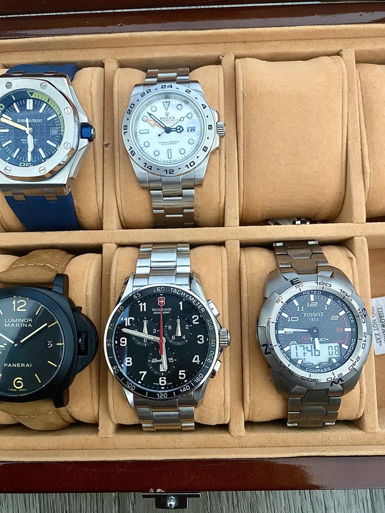 Audemars,Panerai,Tissot,Victorinox,G-shok