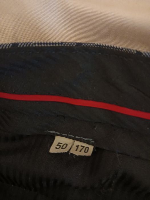 Garnitur męski w kratę 170/50